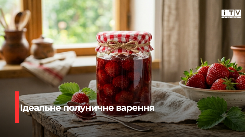 Солодкі нотки літа: покроковий рецепт ідеального полуничного варення з цілими ягодами